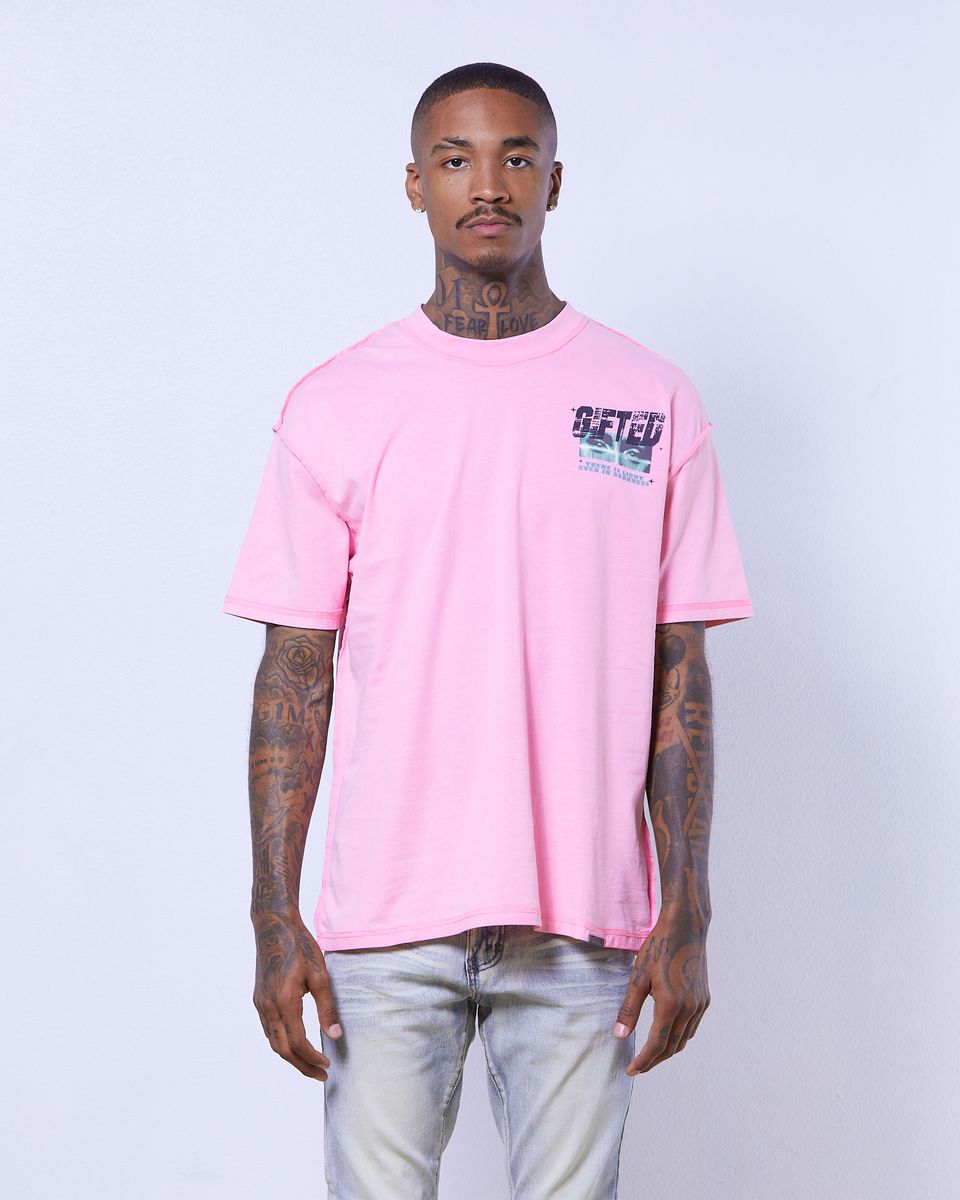 GFTD LIGHT IN THE DARKNESS PINK TEE