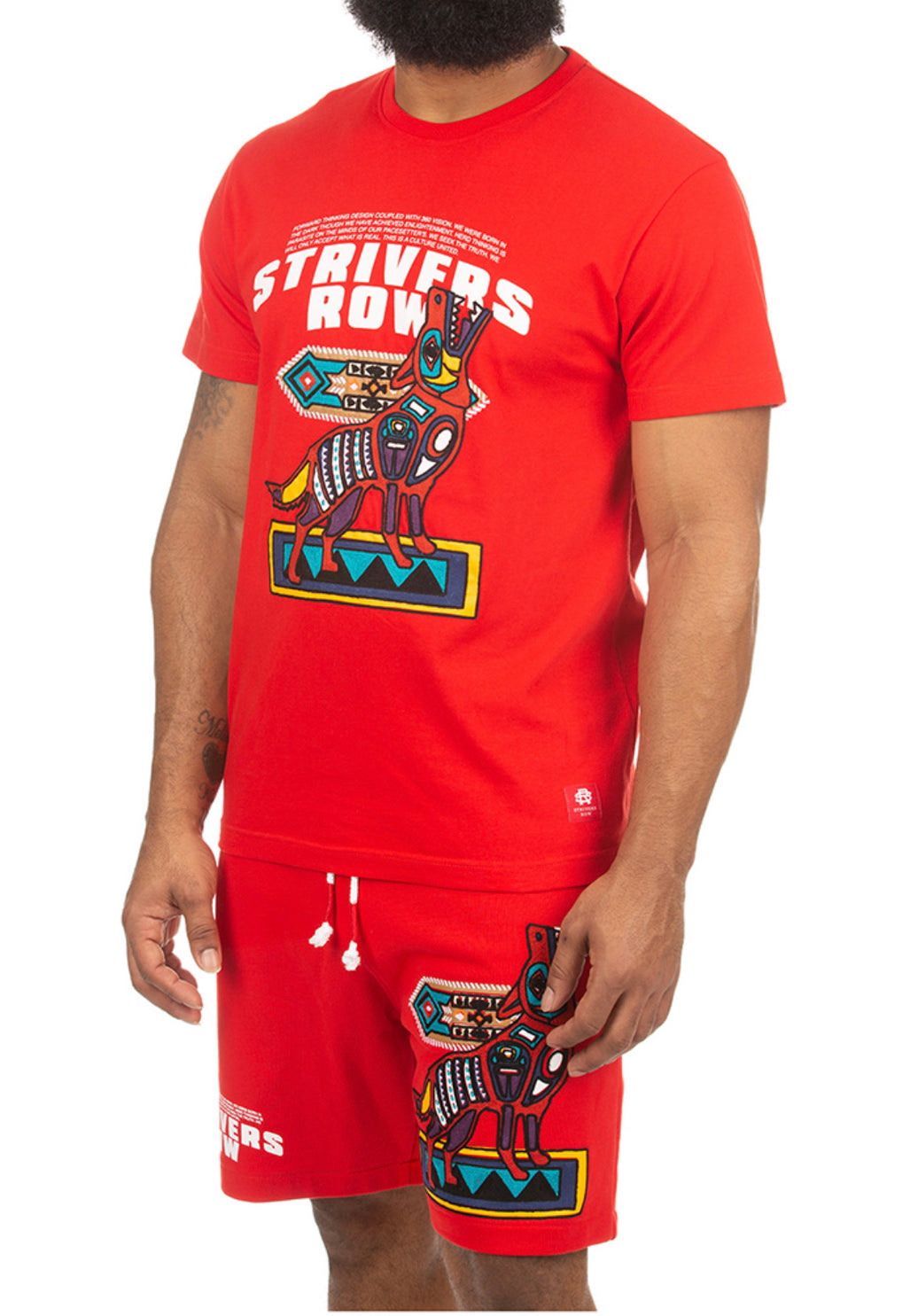 STRIVERS ROW GLASS SET NORFOLK RED