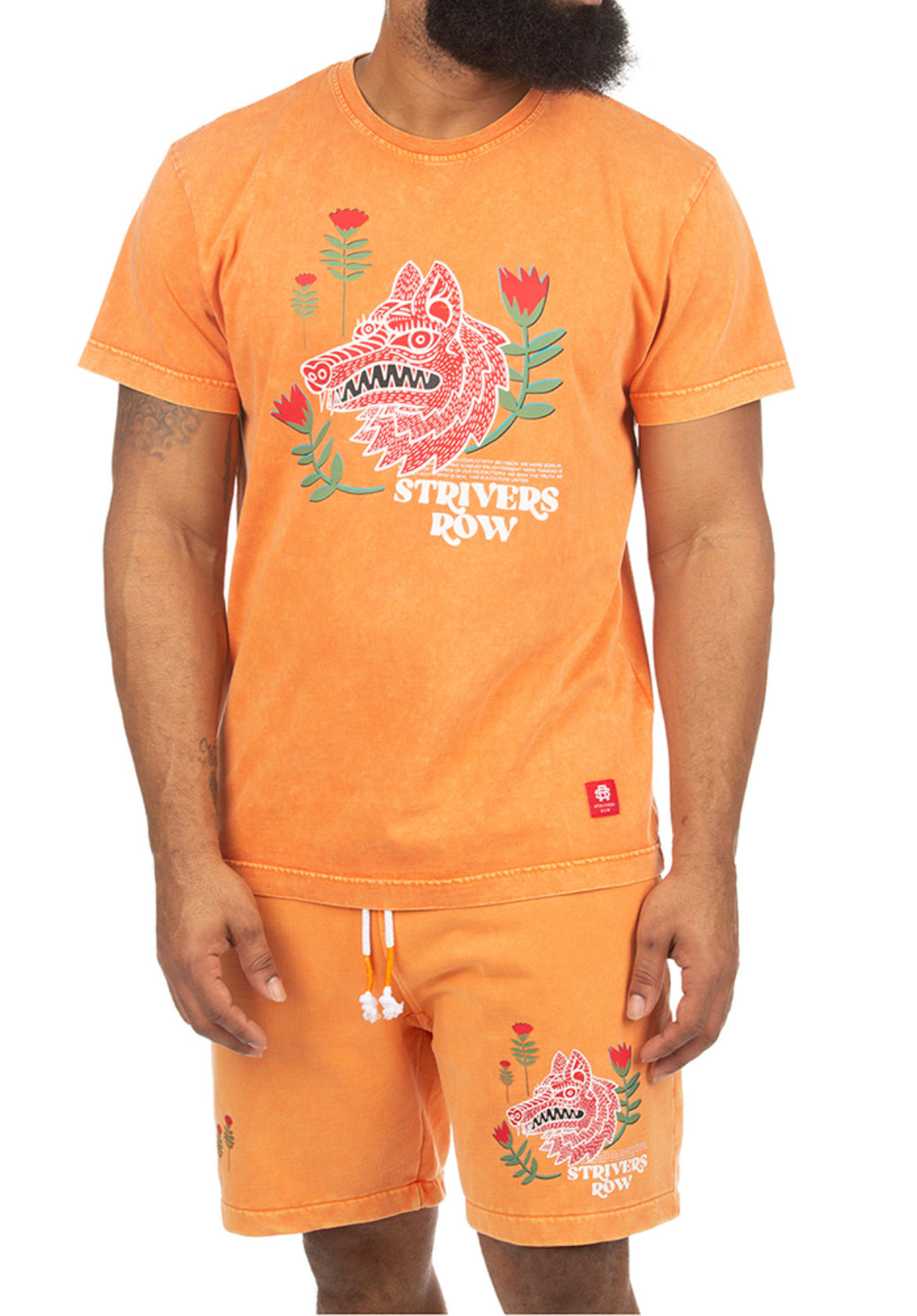 STRIVERS ROW FALSE PEAK SET VIBRANT ORANGE