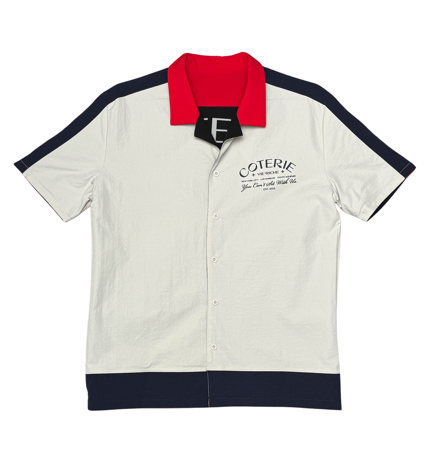 Vie+Riche  Coterie Reversible Woven Shirt & Short