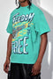 FIRST ROW FREEDOM IS NOT FREE FLAME WASHED TEE