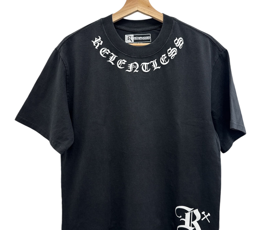 RICH & RUGGED RELENTLESS HUSTLE GRAPHIC TSHIRT