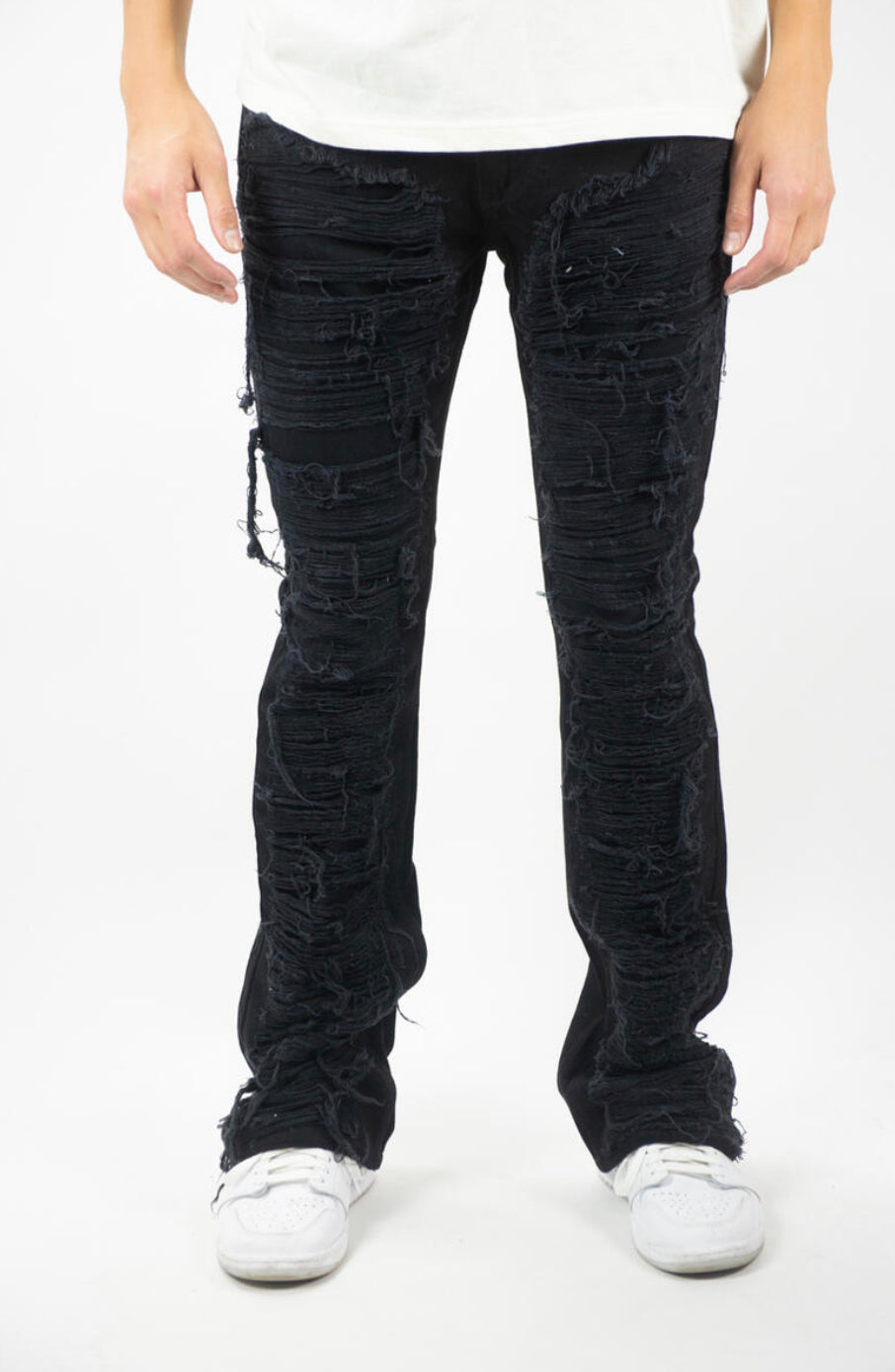 R3BEL REPAIR DENIM STACKED FIT