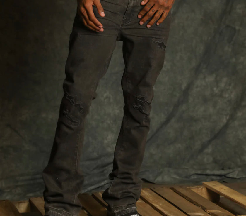 GFTD LA SMOKE STACKED DENIM