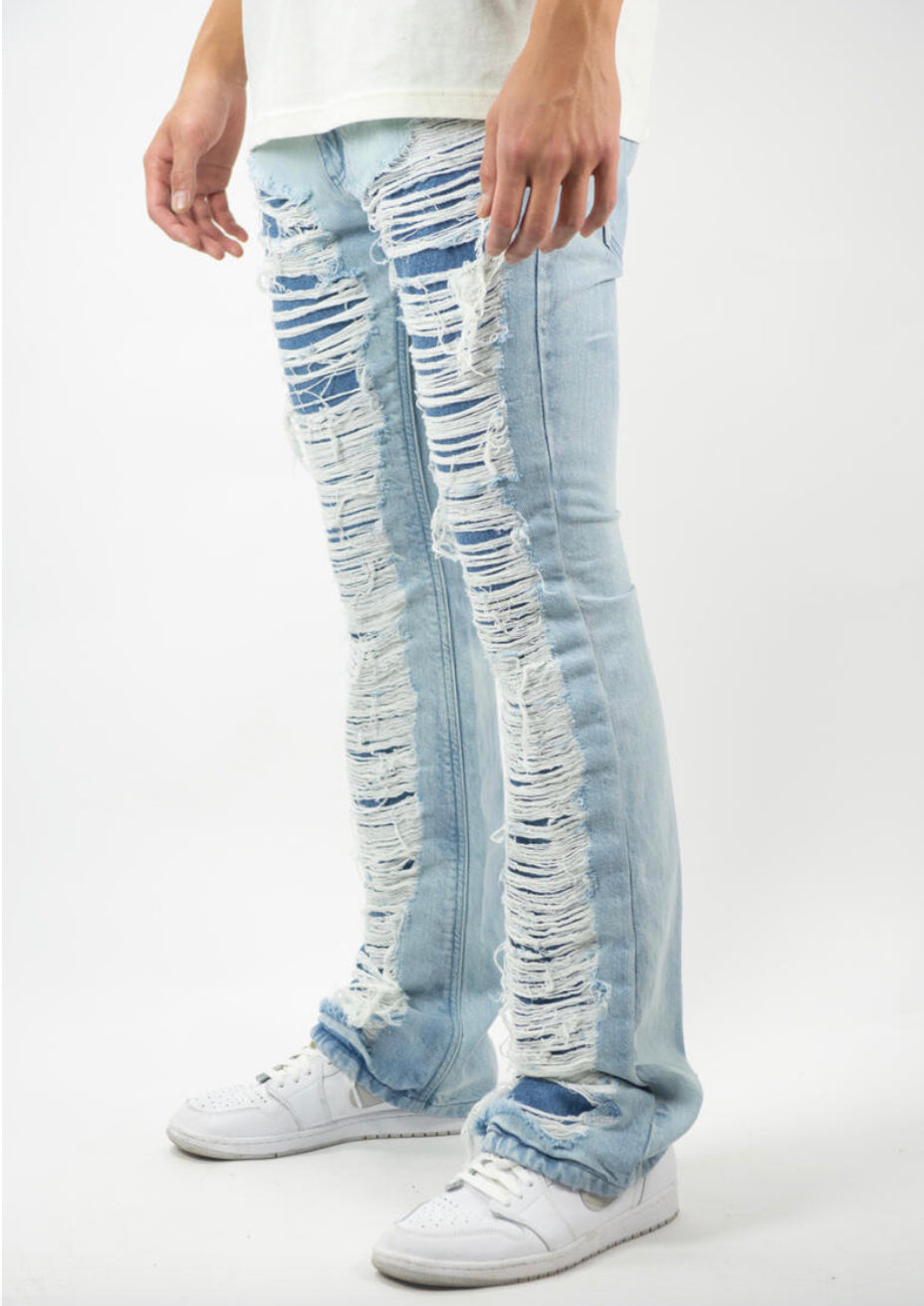 R3BEL REPAIR DENIM STACKED FIT