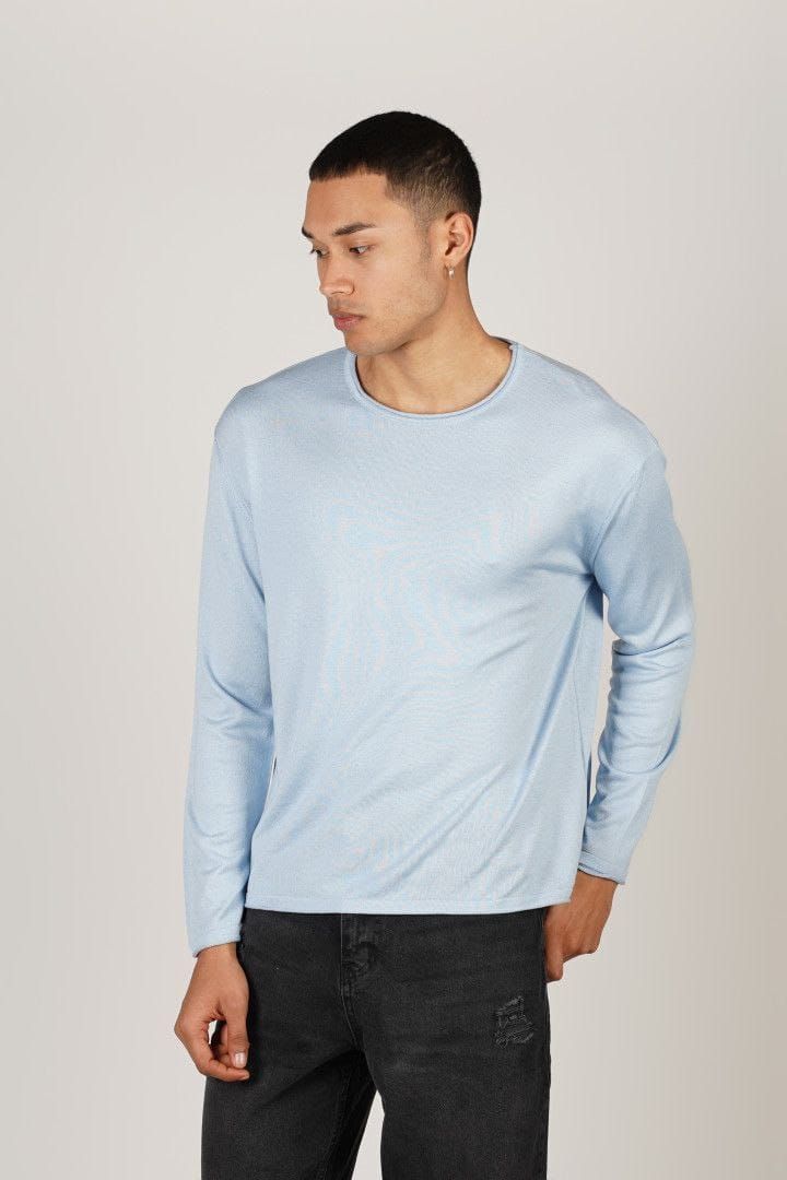 FINCH LA LONG SLEEVE SHIRT-SKY BLUE