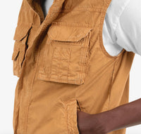 COPPER RIVET TIMBER BROWN CARGO VEST