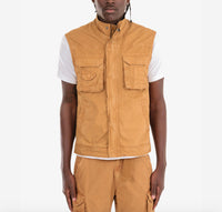 COPPER RIVET TIMBER BROWN CARGO VEST