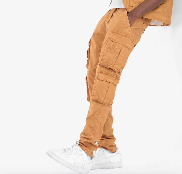 COPPER RIVET TIMBER BROWN CARGO PANTS