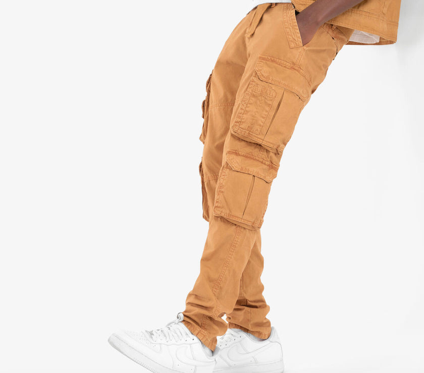 COPPER RIVET TIMBER BROWN CARGO PANTS