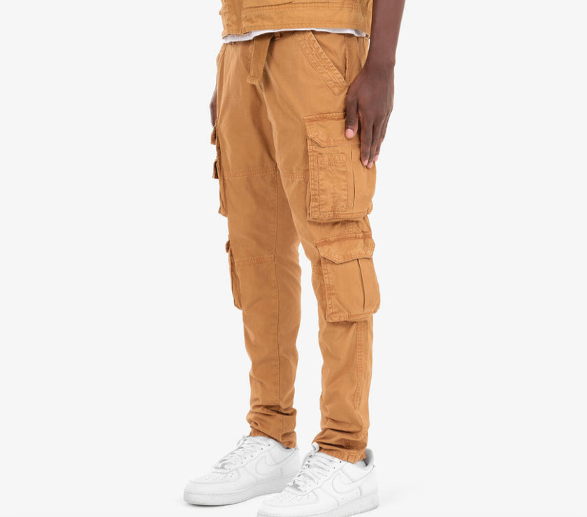 COPPER RIVET TIMBER BROWN CARGO PANTS