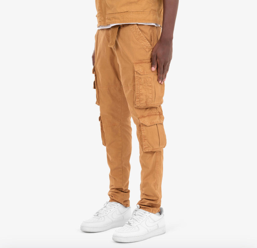 COPPER RIVET TIMBER BROWN CARGO PANTS