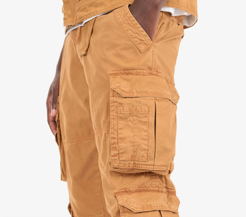 COPPER RIVET TIMBER BROWN CARGO PANTS