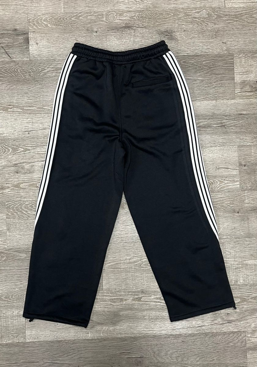 BKYS FLEECE STRIPED BAGGY PANTS