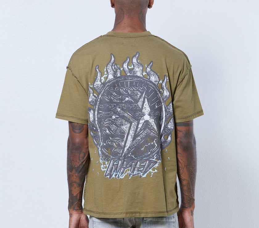 GFTD Records Tee - Olive