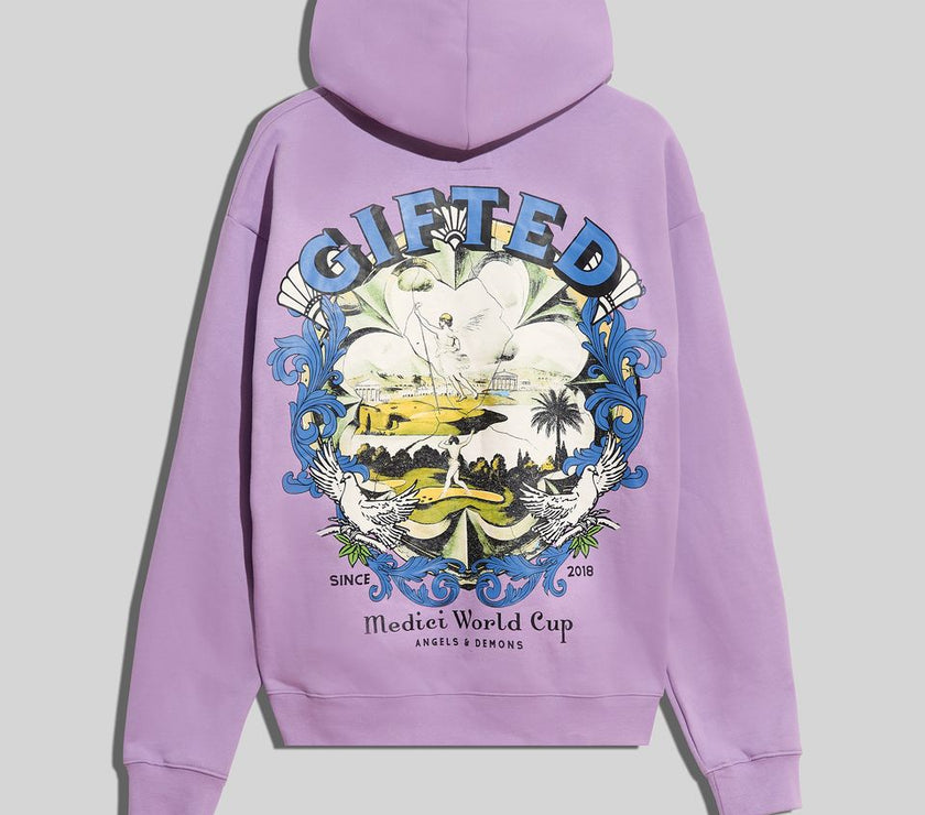 GFTD MEDICI CUP LILAC HOODIE