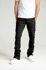 SPARK BALCK STACK JEANS