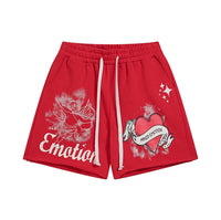 Mixed Emotions Angel Red Shorts