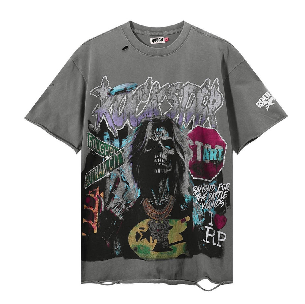 Roughplay Rockstar Grey Tshirt