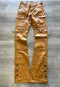 Bleeker & Mercer- Wax Denim Cargo STACKED FIT - Timber