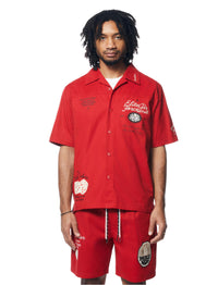 SMOKE RISE FASHION MILITARY NYLON  2 PC SHORT SET