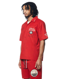 SMOKE RISE FASHION MILITARY NYLON  2 PC SHORT SET