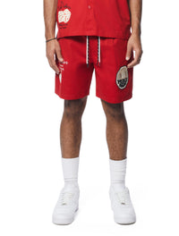 SMOKE RISE FASHION MILITARY NYLON  2 PC SHORT SET