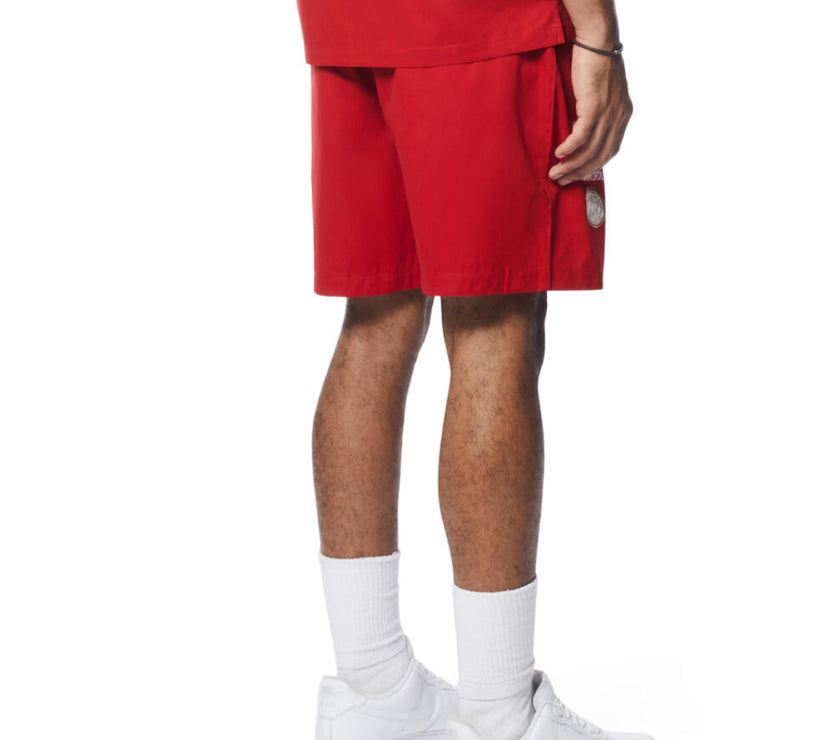 SMOKE RISE FASHION MILITARY NYLON  2 PC SHORT SET