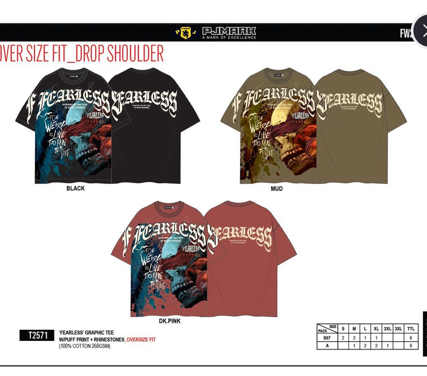 PJ Mark OVERSIZED DROP SHOULDER TEE