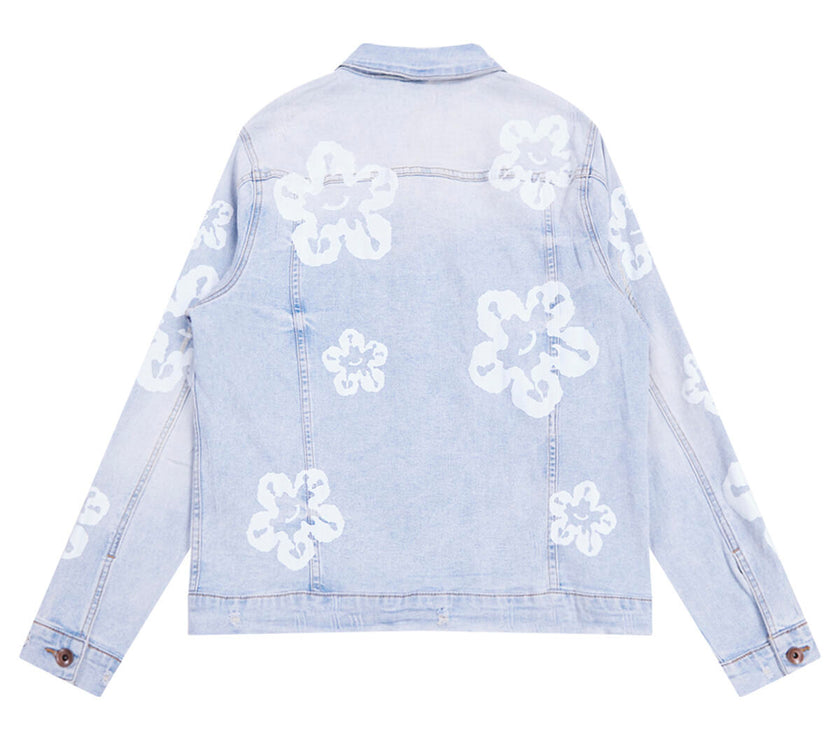 ROKU TEAR DRIP DENIM JACKET