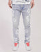 ROKU STUDIO: Tear Drip Denim Jean RK4481237