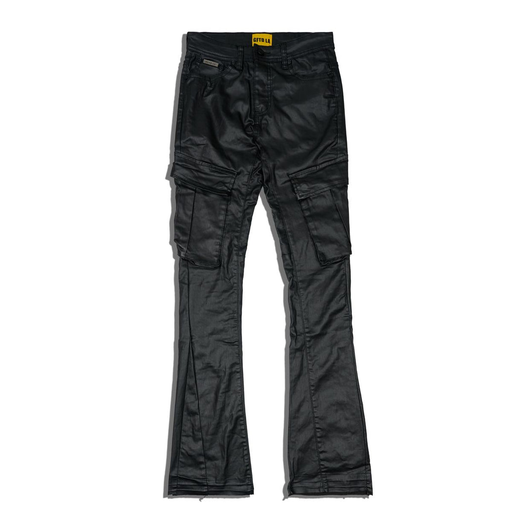 GFTD Drake PU Black Pants