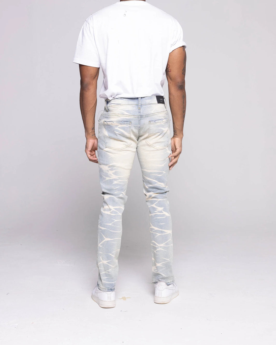 Evolution MEN'S SLIM RIP & REPAIR LEGACY DENIM JEAN