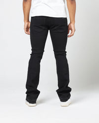 FWRD Men's Worn Down Stacked Flare Denim Jean