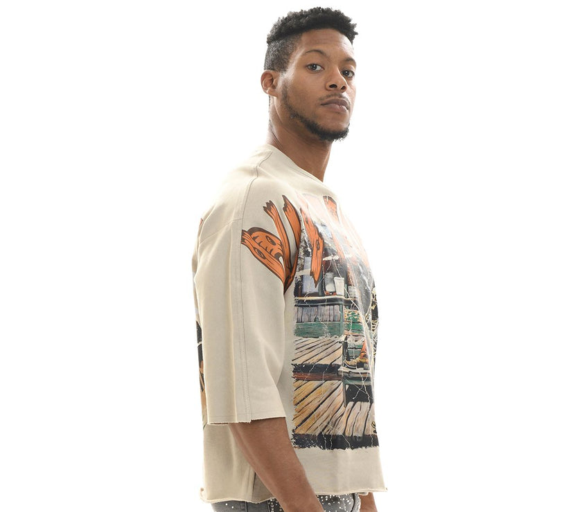 SWITCH DUST TO DIRT CROPPED TOP TSHIRT