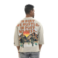 SWITCH DUST TO DIRT CROPPED TOP TSHIRT