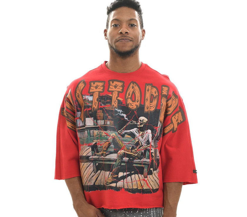 SWITCH DUST TO DIRT CROPPED TOP TSHIRT