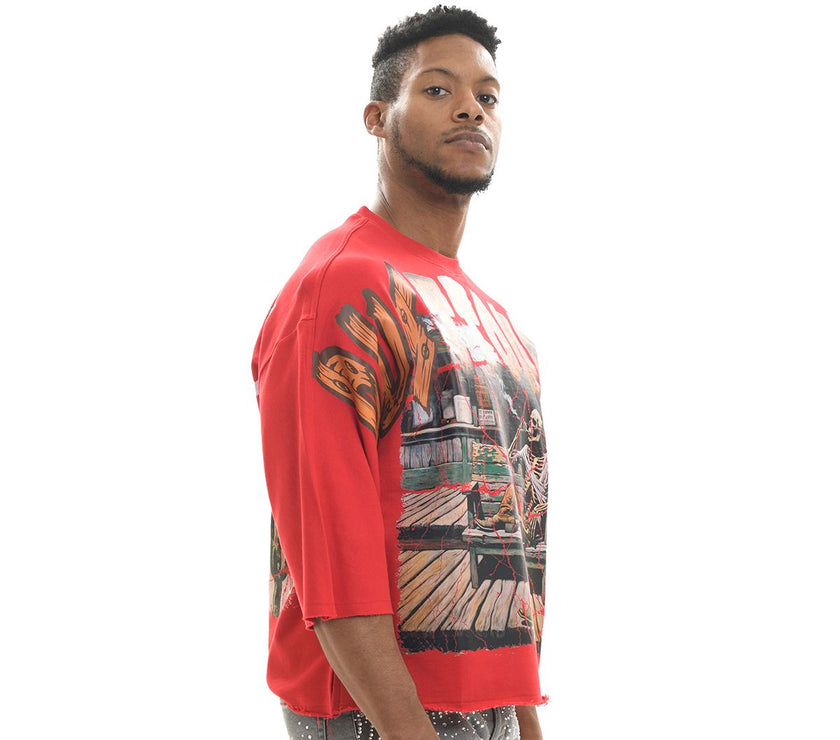 SWITCH DUST TO DIRT CROPPED TOP TSHIRT