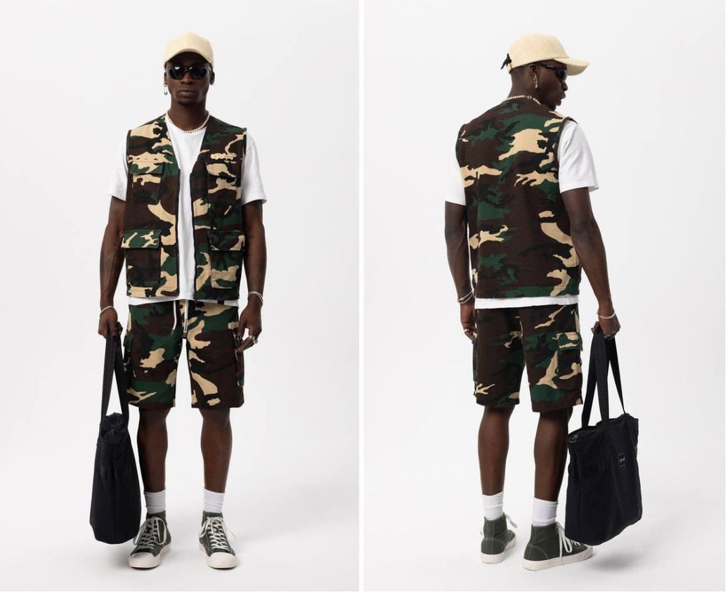 OFF THE SYSTEM CAMOUFLAGE 2 PC SHORT MEN