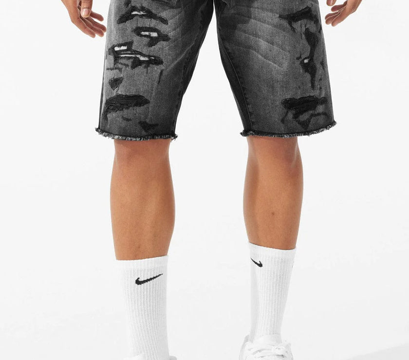 Jordan Craig Denim Shorts W Shred- Lager