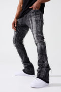 JORDAN CRAIG SEAN STACKED - BRAZEN DENIM INDUSTRIAL BLACK