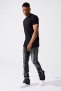 JORDAN CRAIG SEAN STACKED - BRAZEN DENIM INDUSTRIAL BLACK