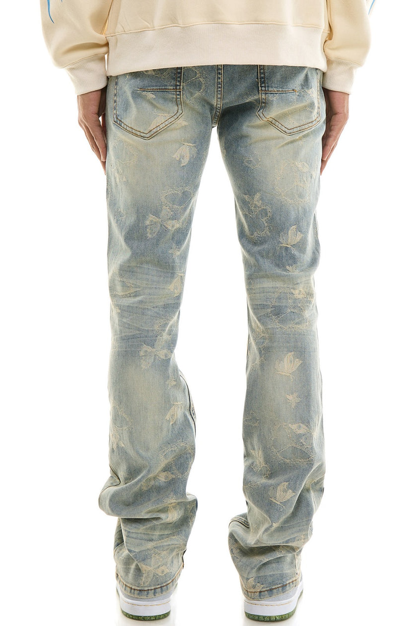 KDNK BUTTERFLY STACKED  JEANS