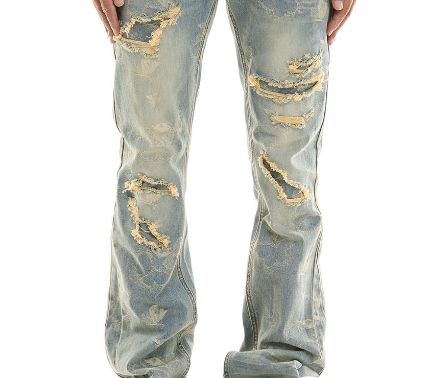 KDNK BUTTERFLY STACKED  JEANS