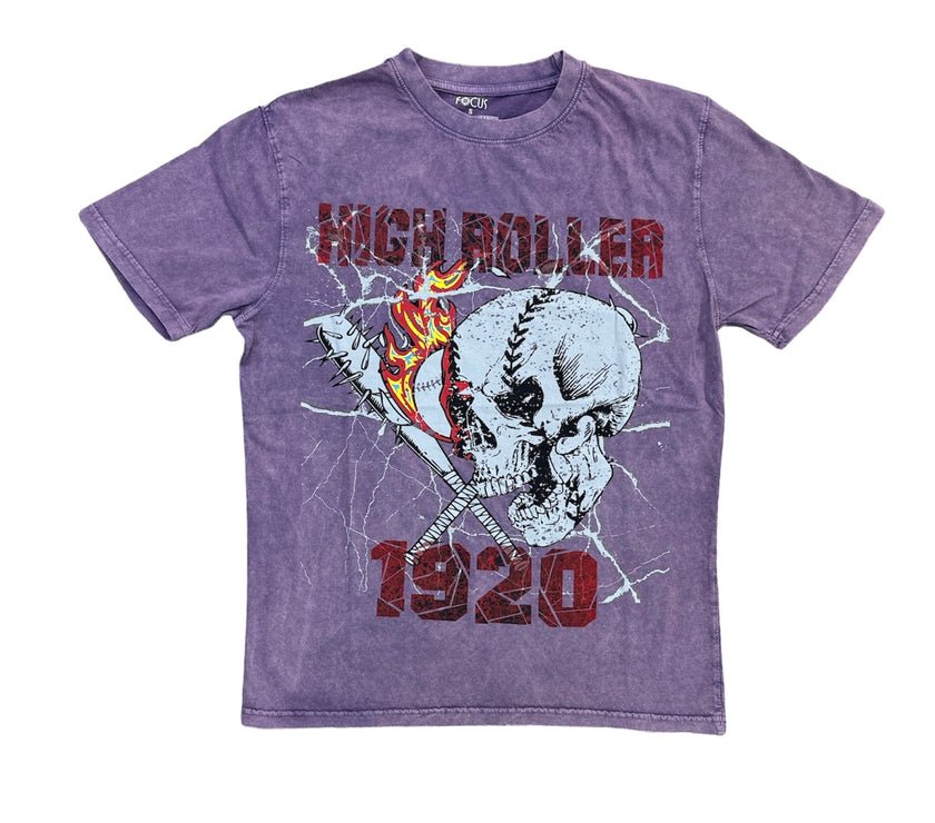FOCUS HGH ROLLER TEE-ACID PURPLE