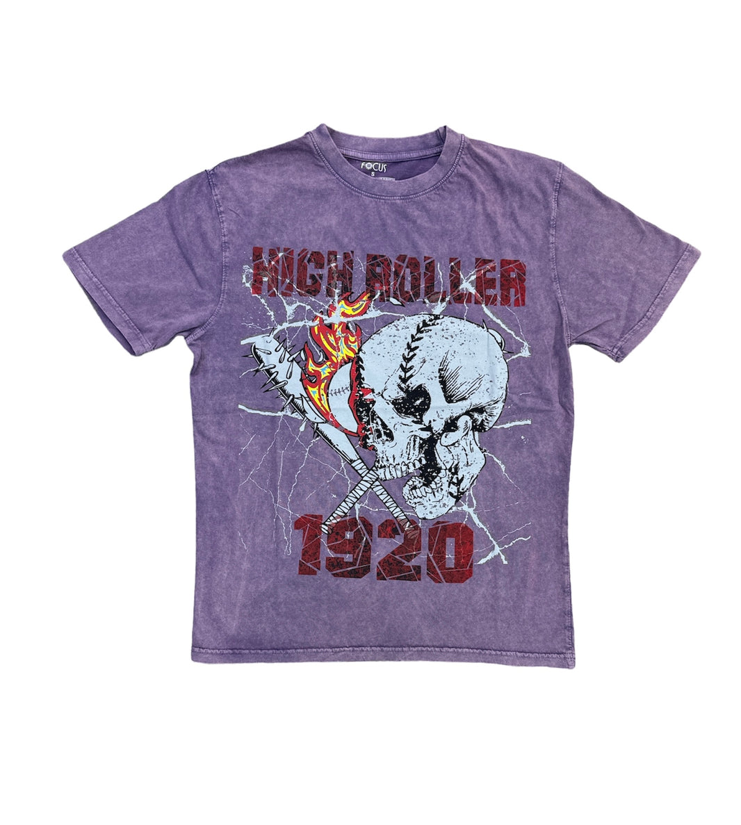 FOCUS HGH ROLLER TEE-ACID PURPLE