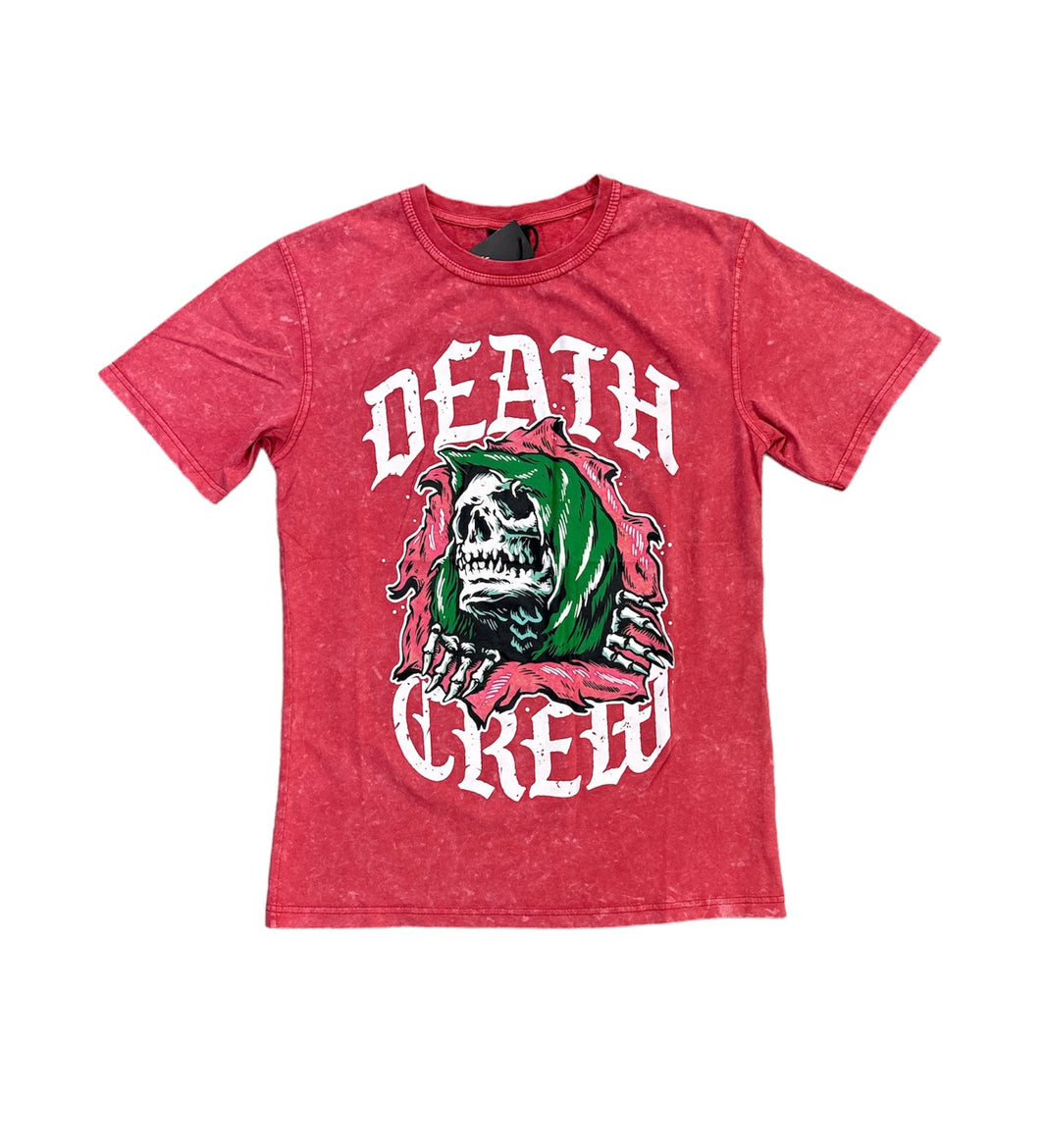 URBAN BEAST DEATH CREW TEE- RED