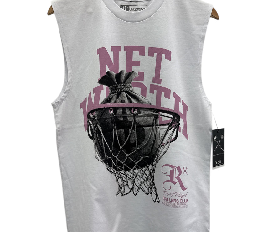 Rich & Rugged Net Worth Sleeveless Tshirt