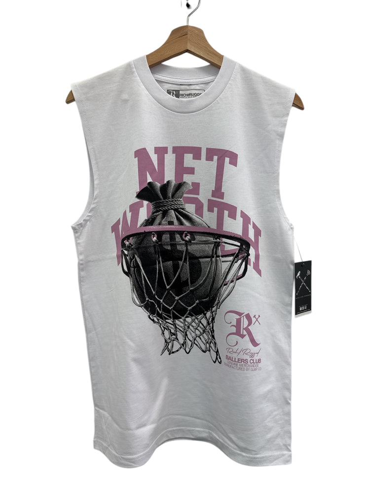 Rich & Rugged Net Worth Sleeveless Tshirt