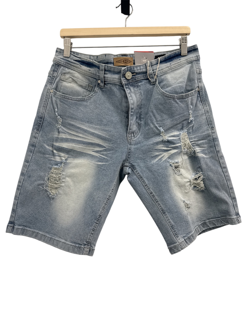 Bleecker $ Mercer RIP-OFF WASHED DENIM SHORT